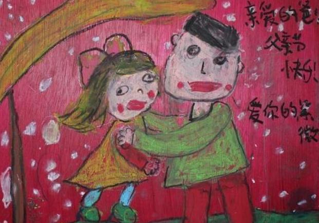 关于幼儿园父亲节的绘画怎么画