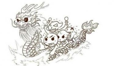 划龙舟简笔画图片大全 划龙舟简笔画图片大全