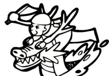 划龙舟简笔画图片大全 划龙舟简笔画图片大全