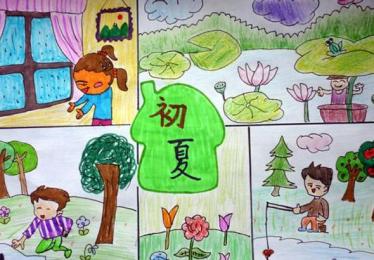 我爱夏天简笔画大全