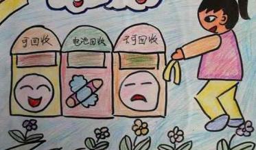 垃圾分类儿童画怎么画