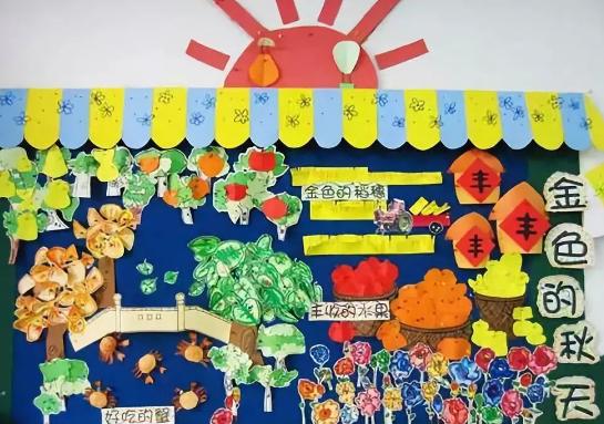 幼兒園秋季開(kāi)學(xué)環(huán)創(chuàng)主題墻圖片