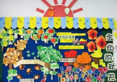 幼儿园秋季开学环创主题墙图片