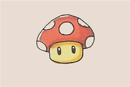 超级玛丽小蘑菇简笔画4