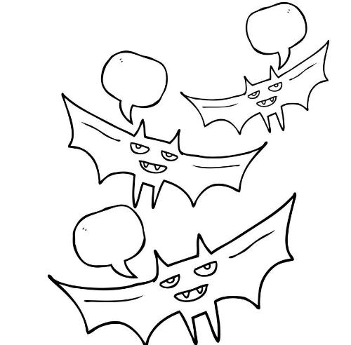 万圣节蝙蝠怎么画简单好看