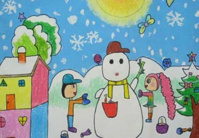 2019幼儿园雪人简笔画图片大全