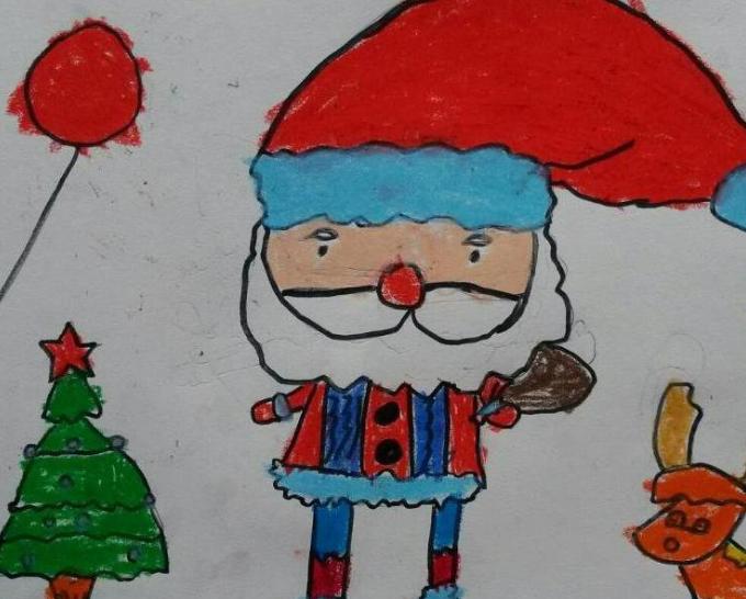 2017以圣诞节为主题的儿童画有哪些
