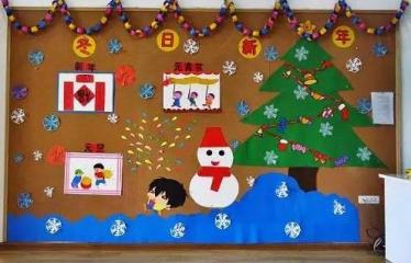幼儿园圣诞节环境创设图片大全