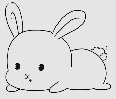 可爱的小兔子简笔画大全图片