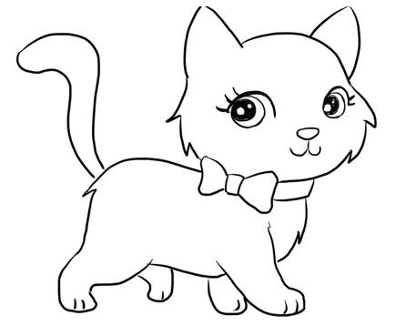 可爱的小猫怎么画简单又漂亮