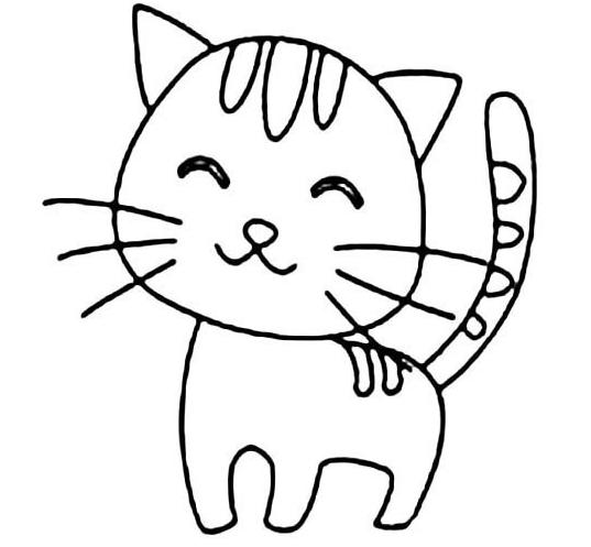 可爱的小猫怎么画简单又漂亮