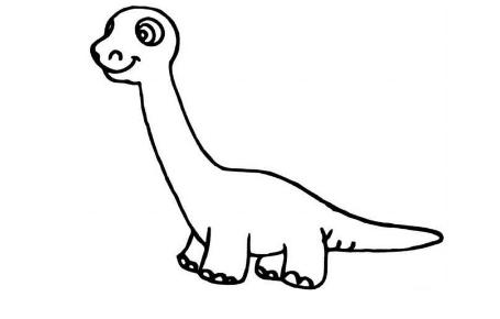 可爱的恐龙简笔画图片大全集简单