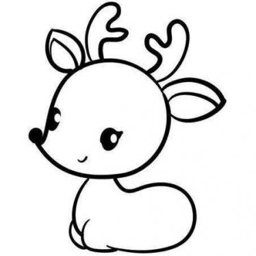 可爱的小鹿简笔画怎么画