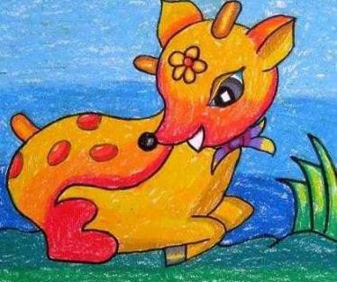 儿童画小鹿怎么画图片大全