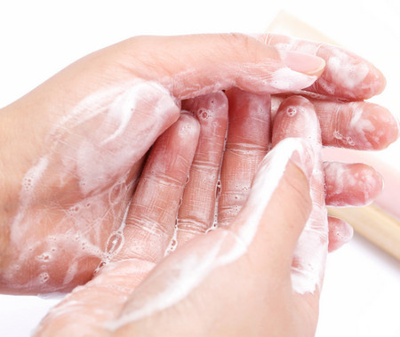 预防新型冠状病毒洗手方法_搓洗-左右手-手心-洗手-