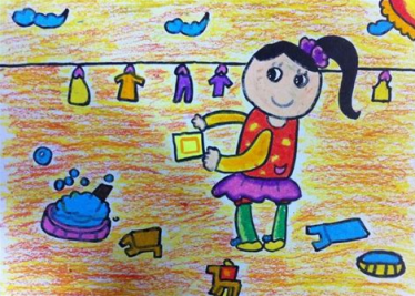 幼儿园劳动儿童画图片大全集3