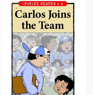 《Carlos Joins the Team》RAZ分级绘本pdf资源免费下载