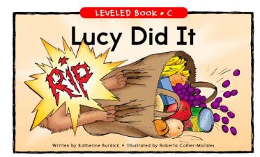 《lucy did it》RAZ绘本pdf资源百度网盘免费下载