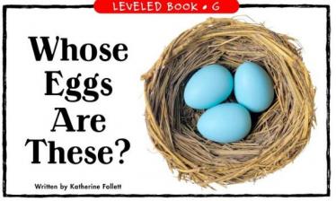 《Whose Eggs Are These》RAZ分级绘本paf资源免费下载