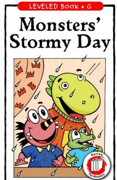 《Monsters' Stormy Day》RAZ分级英文绘本pdf资源免费下载