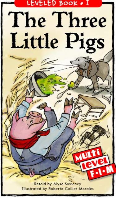 《The Three Little Pigs》RAZ分级绘本pdf资源免费下载
