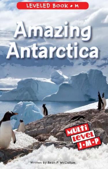 《Amazing Antarctica》RAZ分级阅读绘本pdf资源免费下载