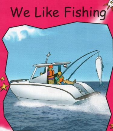 《We Like Fishing》红火箭分级阅读绘本pdf资源免费下载