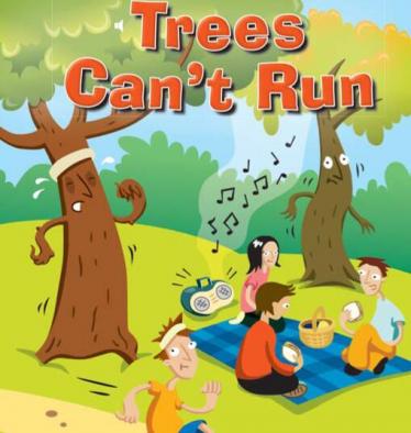 《Trees Can't Run》儿童英语分级读物pdf资源免费下载