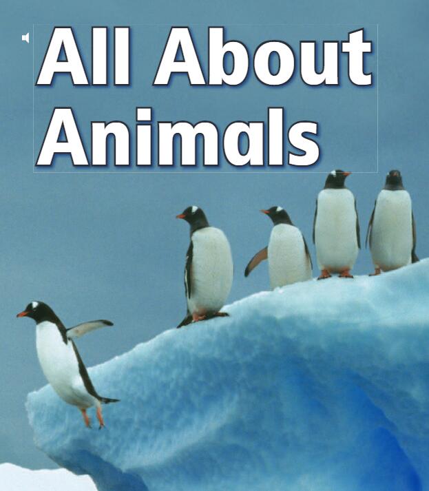 《All About Animals》儿童英语分级读物pdf资源免费下载