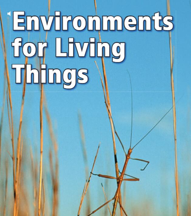 《Environments for Living Things》儿童英语分级读物pdf资源免费下载