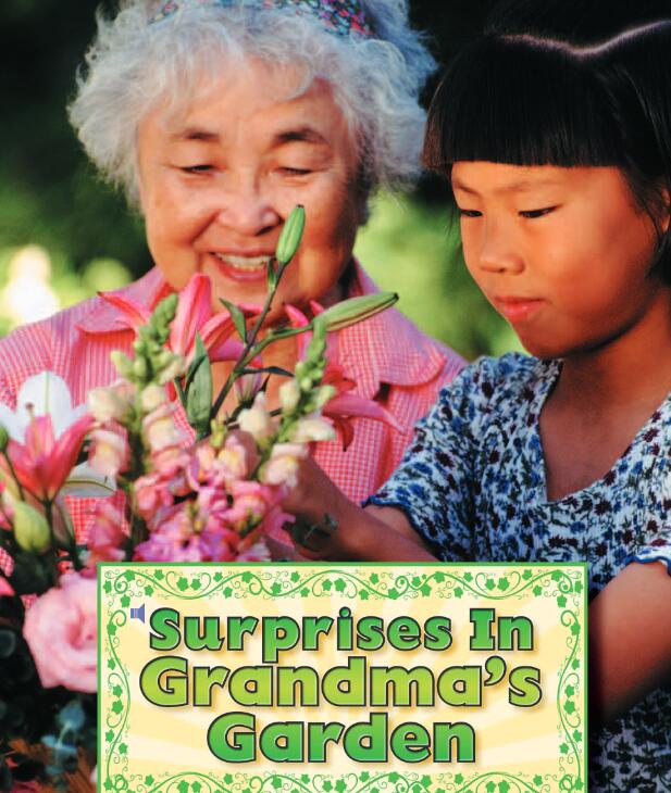 《Suprises In Grandmas Garden》儿童英语分级读物pdf资源免费下载