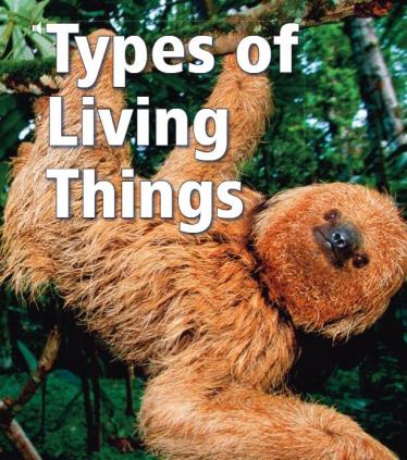 《Types of Living Things》儿童英语分级读物pdf资源免费下载