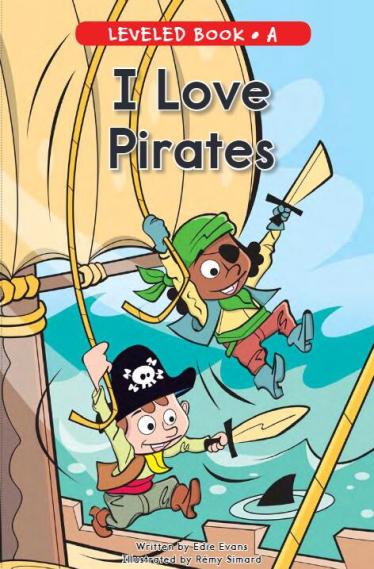 《I Love Pirates》RAZ分级英语绘本pdf资源免费下载