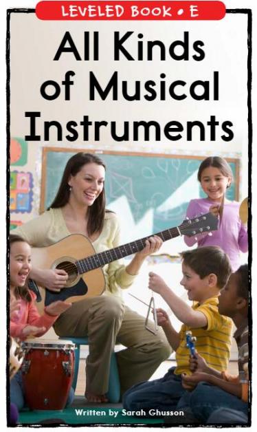 《All Kinds of Musical Instruments》RAZ分级绘本pdf资源免费下载