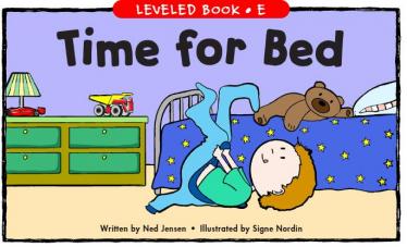 《Time For Bed》RAZ分级英语绘本pdf资源免费下载