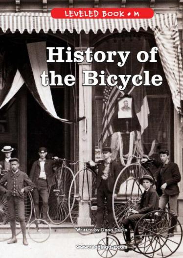 《History of the Bicycle》RAZ分级绘本pdf资源免费下载