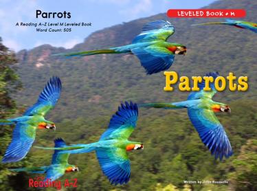 《Parrots》RAZ分级阅读绘本pdf资源免费下载
