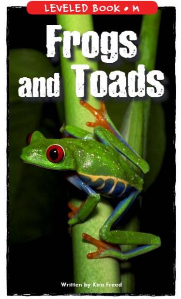 《Frogs and Toads》RAZ分级绘本pdf资源免费下载