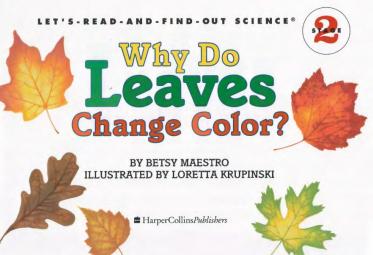 《Why Do Leaves Change Color》自然科学绘本pdf资源免费下载