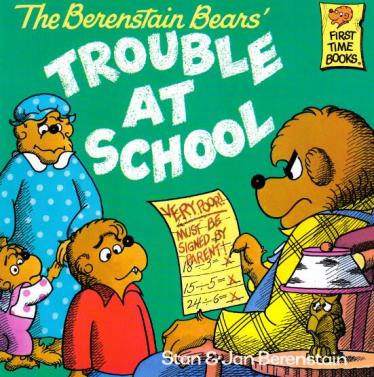 《The Berenstain Bears'Trouble at School》绘本pdf资源免费下载