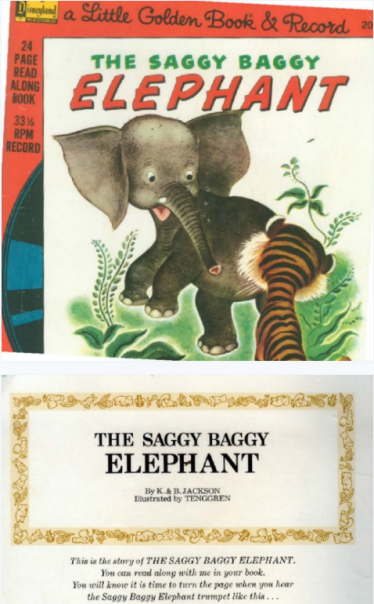 The Saggy Baggy Elephant绘本PDF+音频百度云下载