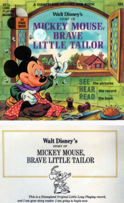 Mickey Mouse, Brave Little Tailor绘本故事电子版+音频免费下载