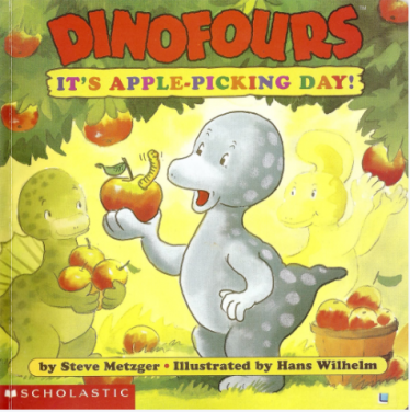 恐龙宝宝Dinofours系列绘本It's apple-picking day电子档+MP3百度云下载