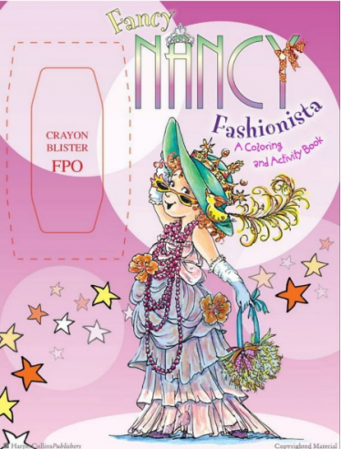 Fancy Nancy：Fashionista (A Coloring and Activity Book)绘本PDF资源免费下载