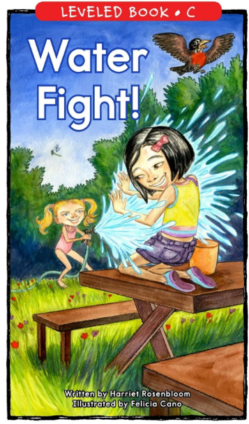 raz分级阅读Water Fight!绘本PDF＋音频百度云免费下载