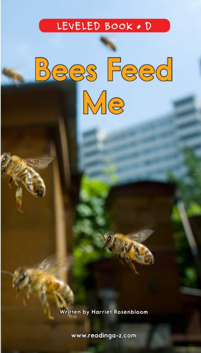 Bees Feed Me绘本电子书＋音频资源免费下载