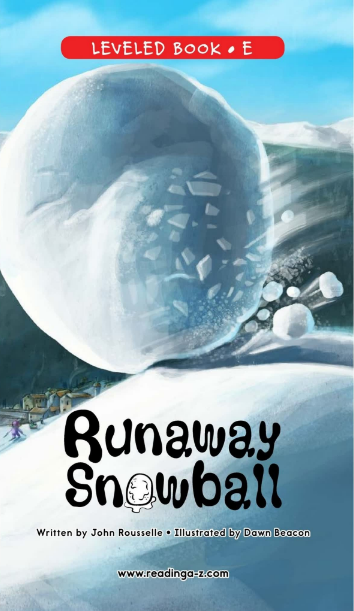 Runaway Snowball绘本电子版+MP3百度网盘免费下载
