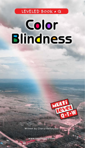 Color Blindness绘本PDF+MP3百度网盘免费下载