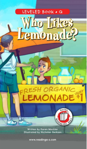 Who Likes Lemonade绘本电子书+MP3百度网盘免费下载