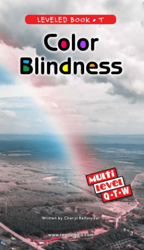 Color Blindness绘本PDF+MP3百度网盘免费下载